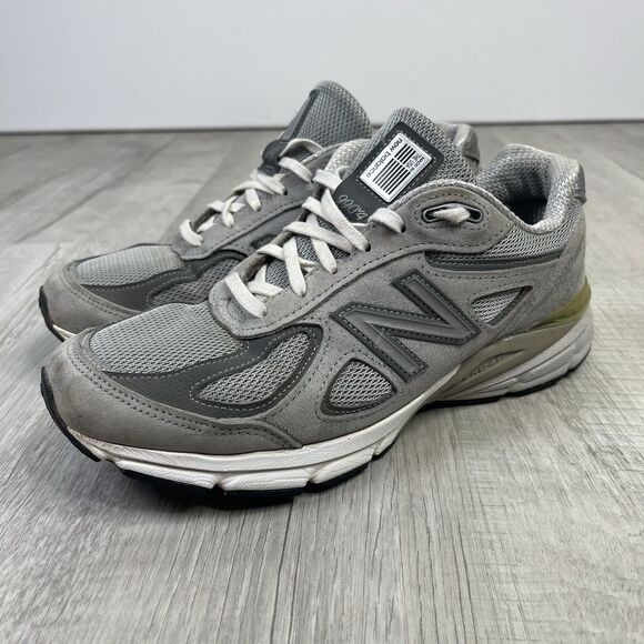 New Balance Womens 990 V4 Gray Running Shoes Size 8.5 B USA Made W990GL4 L - Picture 1 of 10